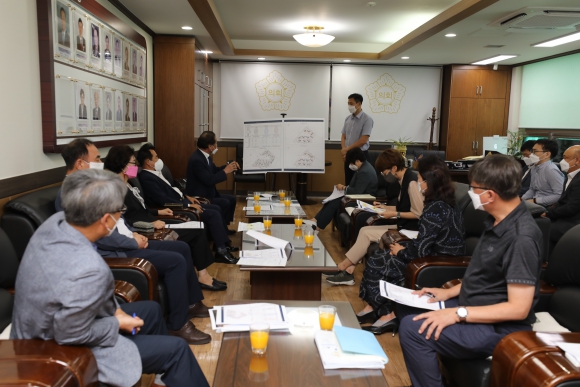 송현1.2차아파트 조합과의 간담회