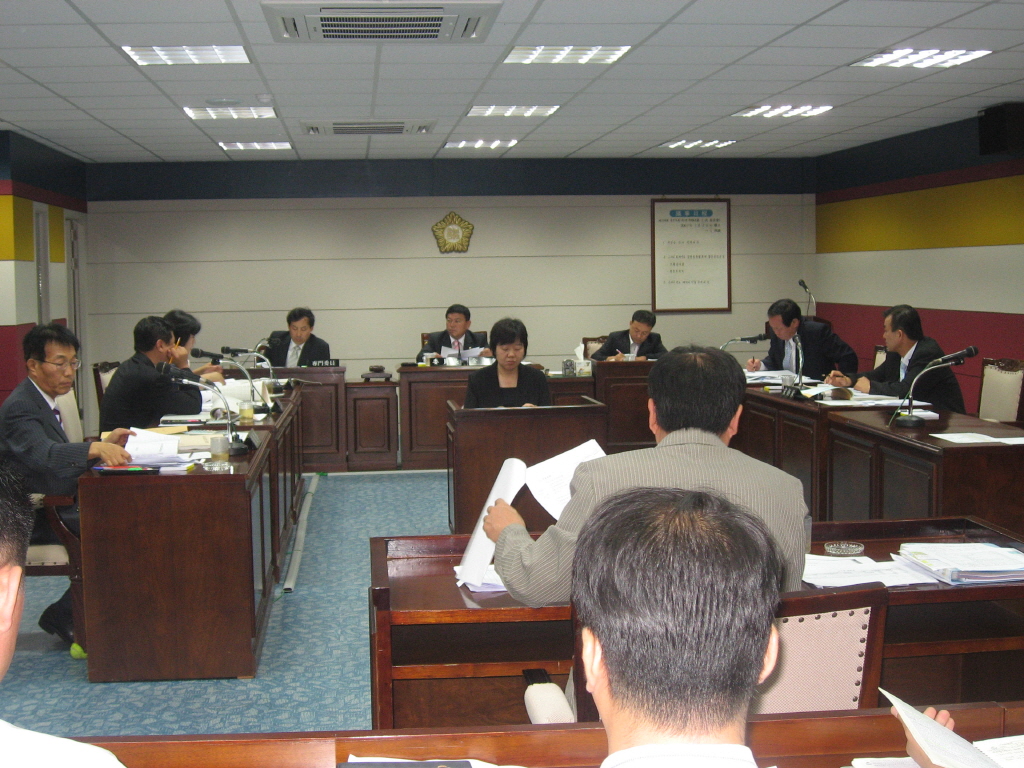 제134회 동구의회 제1차 정례회 예산결산특별위원회(2007. 7. 5-7. 13)