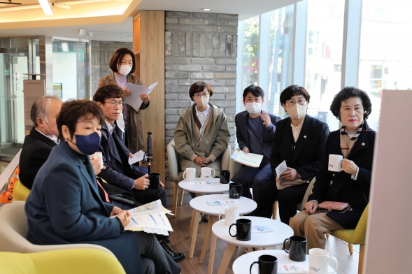 행정사무감사 대비 현장방문 - 청년복합공간 '동구청년 21'