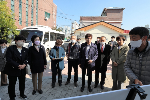 행정사무감사 대비 현장방문 - 철길마을 및 만석쭈꾸미 더불어마을 사업지