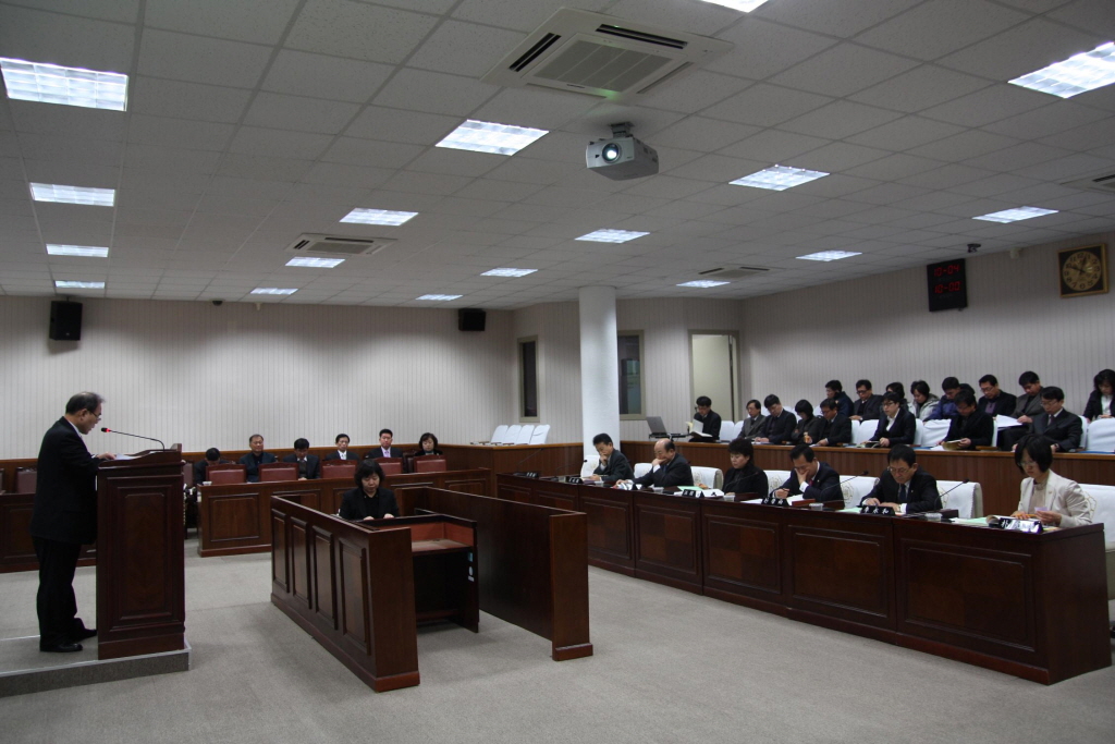 제174회 임시회 본회의 주요업무보고
