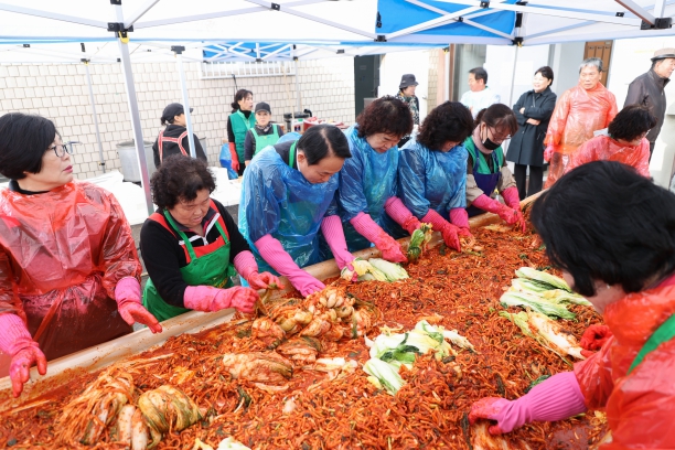 송현3동, 송림2동 김장김치 나눔행사