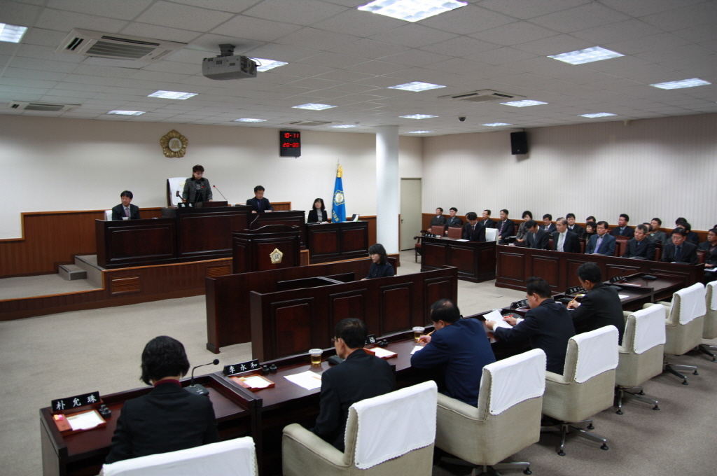 제183회 동구의회 제2차 정례회 개의
