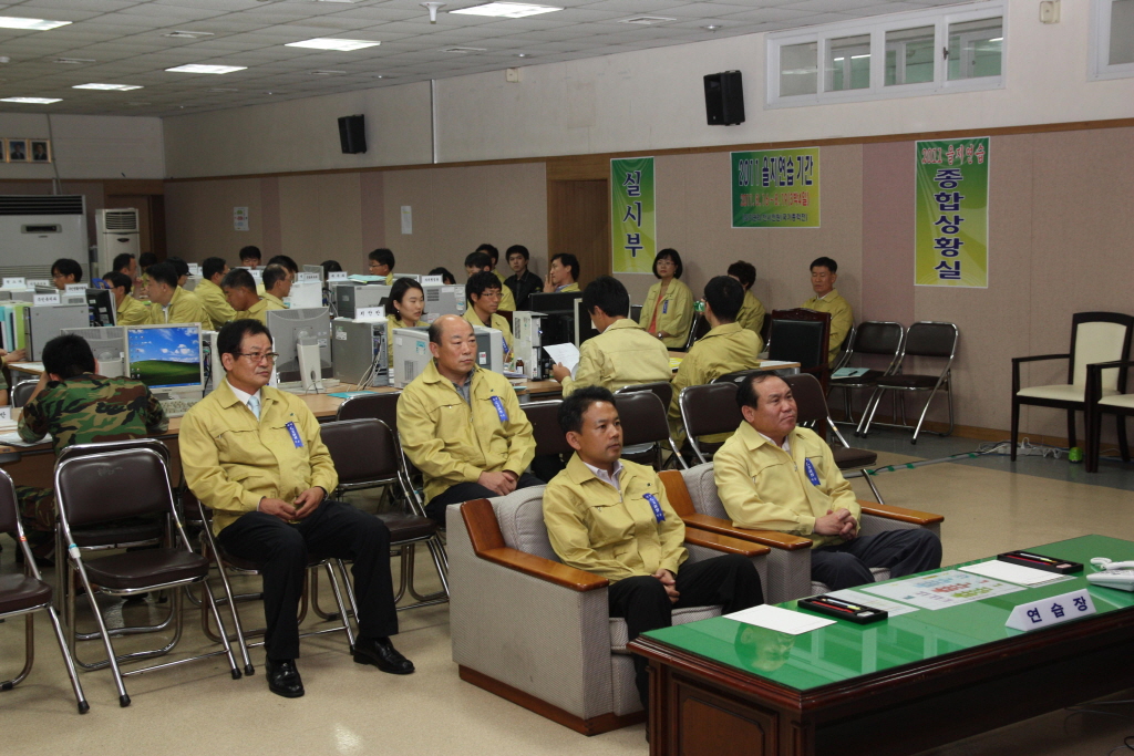 2011년 을지연습 훈련장 방문