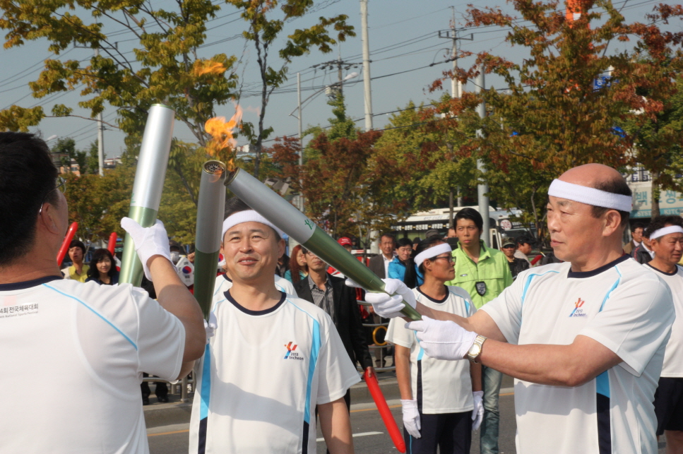 동구의회『제94회 전국체육대회 성화봉송』 참가