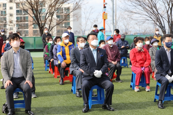 노인 그라운드 골프 발대식