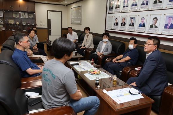 솔빛마을아파트 주민대책위원회와의 간담회
