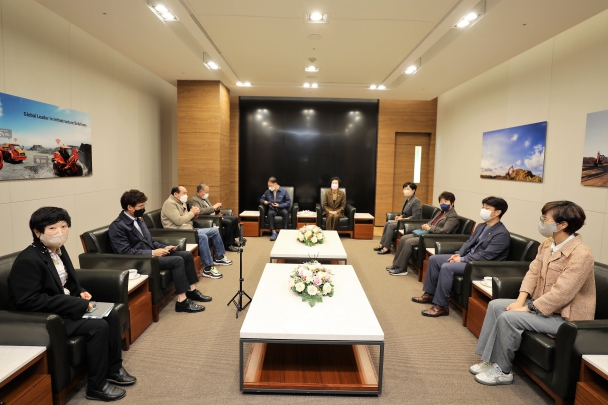 관내 기업체 방문 - 현대두산인프라코어