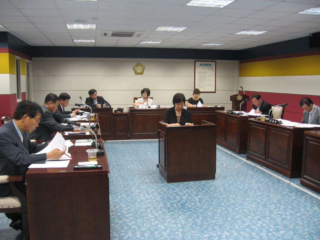 제134회 동구의회 제1차 정례회 조례심사특별위원회(2007. 7. 20-7. 23)