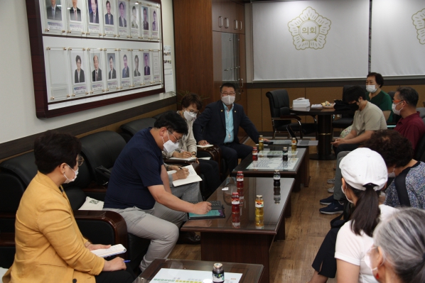 동구의회-주민대책위원회-인천도시공사 3자 간담회
