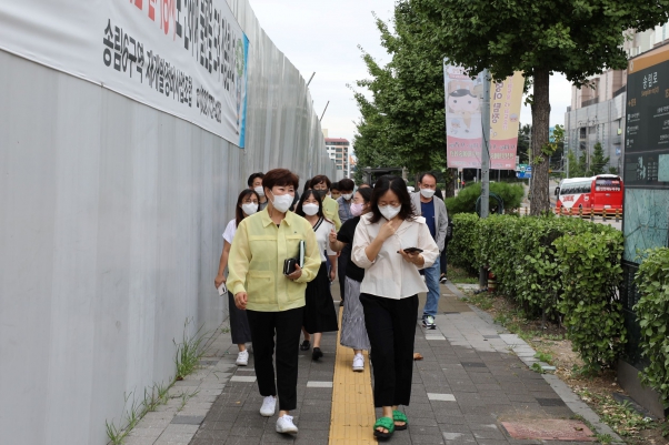 서림초등학교 통학로 안전점검